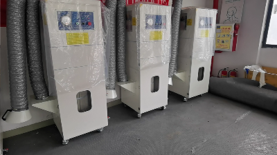 執信環保移動式焊接除塵設備,焊接煙塵污染處理設備廠家！